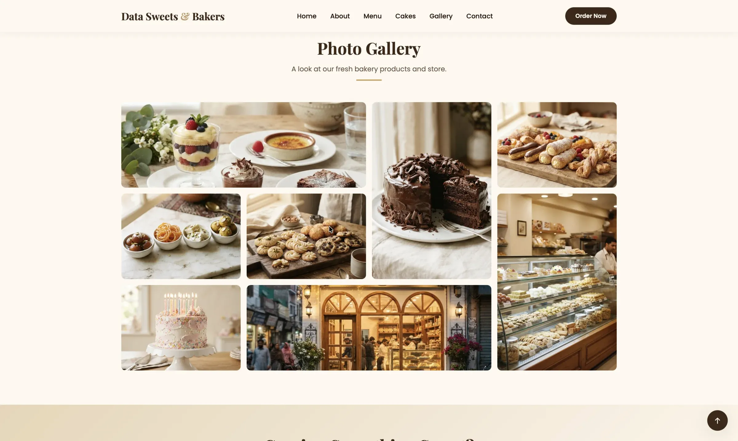 Gallery of Data Sweets bakery products and shop interior